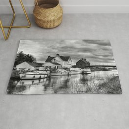 Crown and Anchor Rug | Crownandanchorinn, Boats, Black and White, Hull, Tickton, Hullbridge, Photo, Architecture, Landscape 
