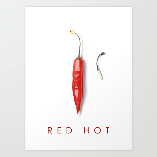 Red Hot Art Print