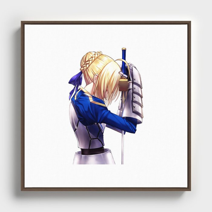 Fate Stay Night Framed Canvas
