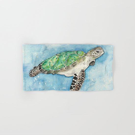 Sea Turtle Hand & Bath Towel