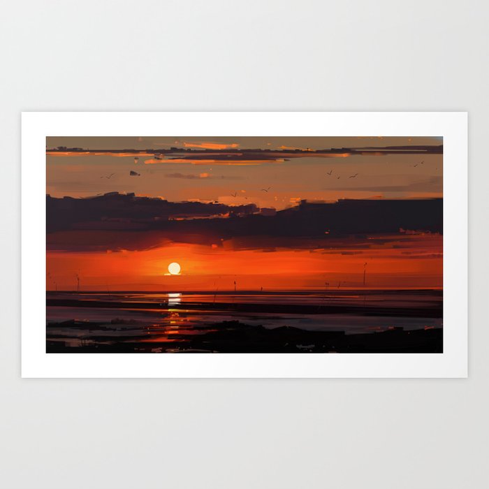 Sunset Series Art Print By Aenami