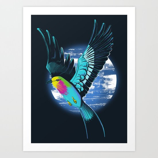 Lilac-Breasted Roller Art Print