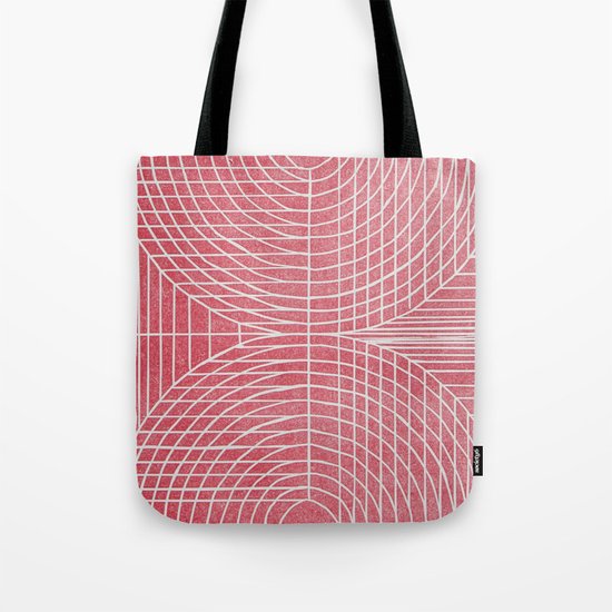 Robotic Boobs Red Tote Bag