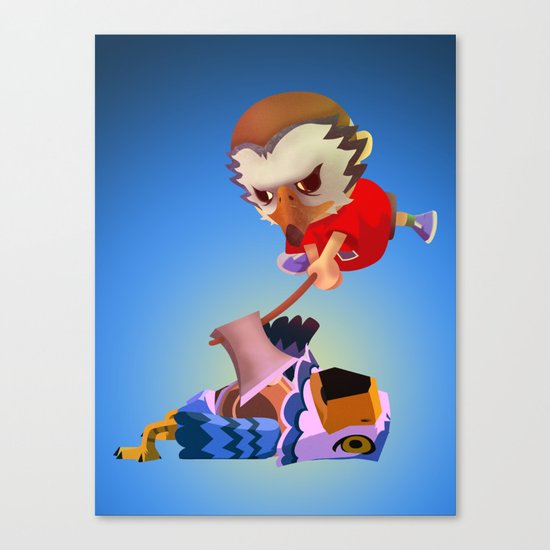 The Villager vs Pierce Canvas Print