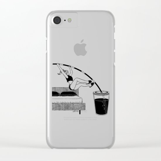 Wake up Clear iPhone Case