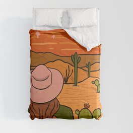 Desert Girl Comforter
