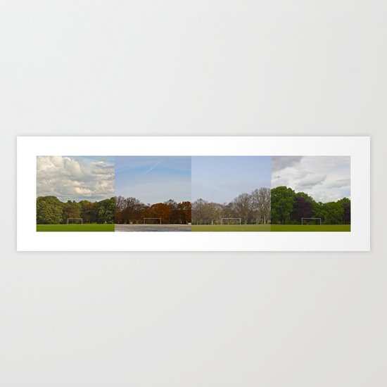 Goal in a year Art Print