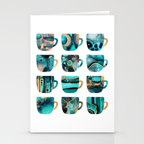 My Favorite Coffee Cups Stationery Cards
