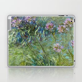 Claude Monet - Agapanthus (new color editing) Laptop Skin
