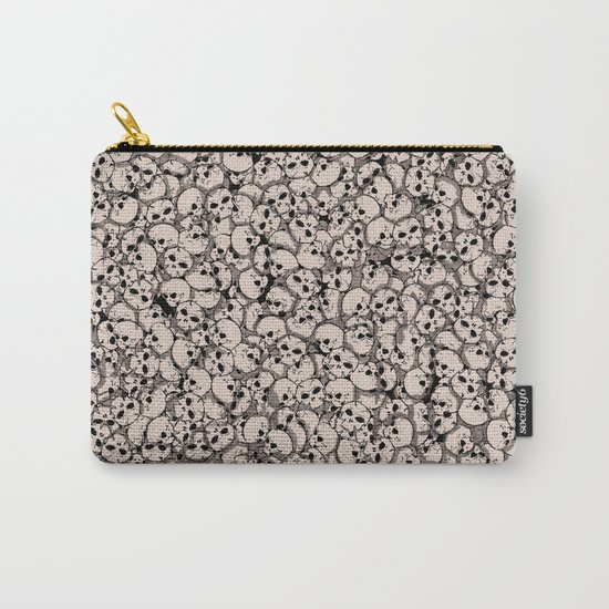 Skull Pattern Carry-All Pouch