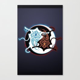 Rin Vang (Raava x Vaatu - Yin Yang) Canvas Print