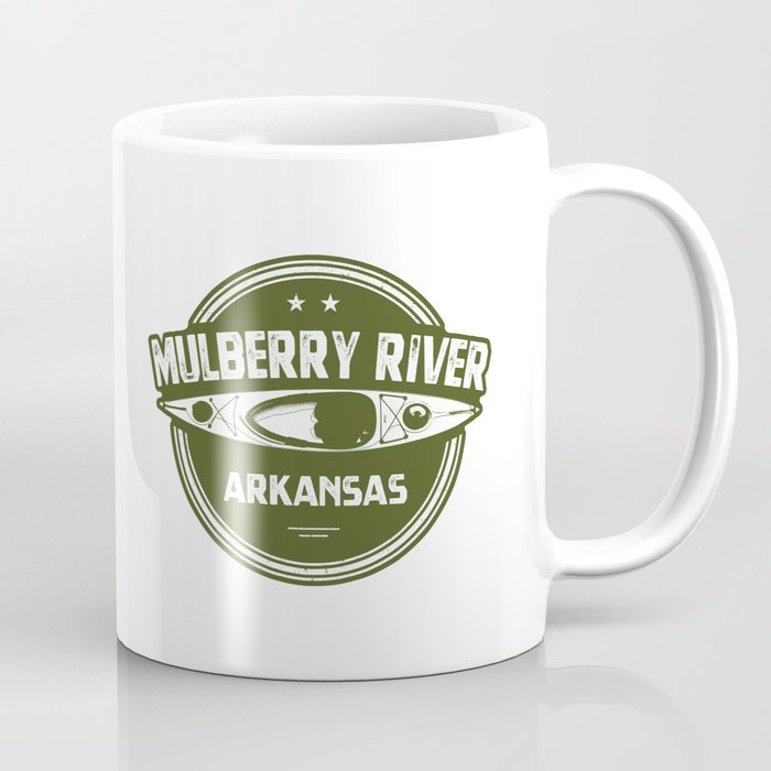 Mulberry River Arkansas Kayaking Coffee Mug