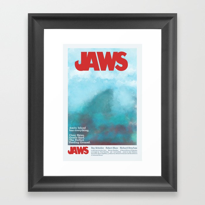 Jaws Framed Art Print