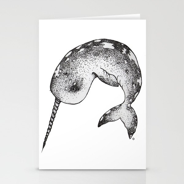 Narwhal Stationery Cards