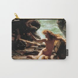 Cave of the Storm Nymphs - Sir Edward Poynter , Cave Storm Nymphs Carry-All Pouch