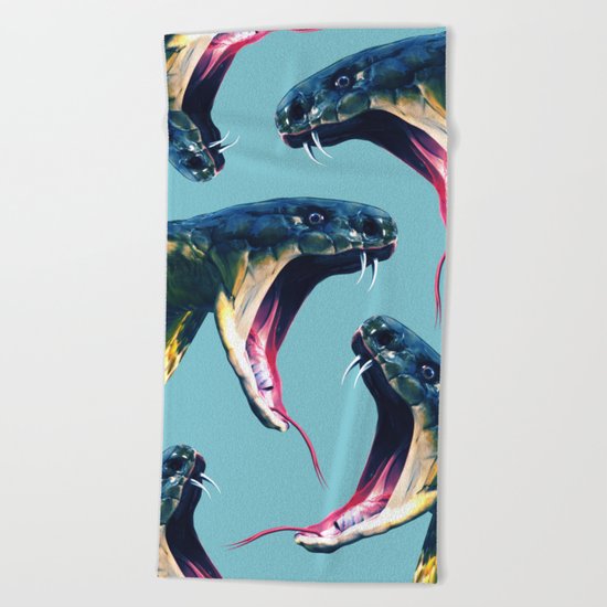 Cobra Beach Towel