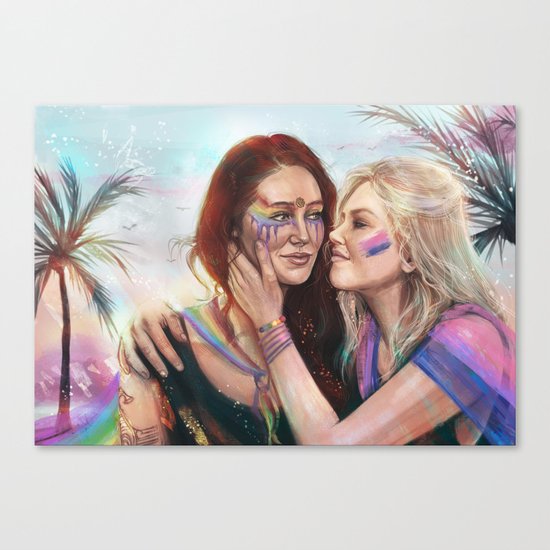March with Pride ver 2 Canvas Print