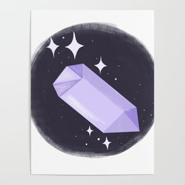 Amethyst and Evil Eye Poster