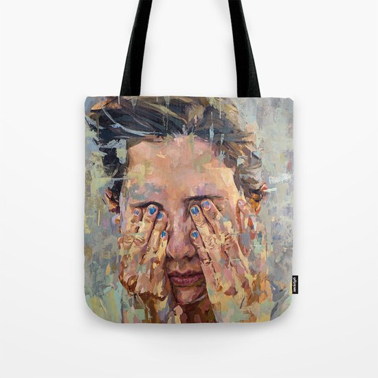 blue nails Tote Bag