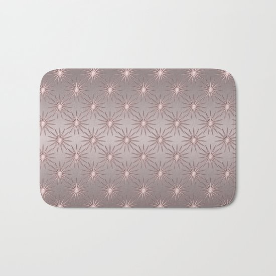 elegant Star shine soft pink Bath Mat