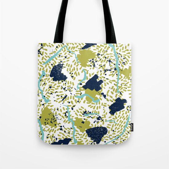 Trenton - modern minimal abstract painterly palette urban brooklyn cali city beach painting dorm Tote Bag