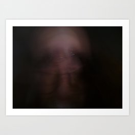 Faces In The Dark Art Print | Sci-Fi, Scary, Pop Surrealism, Graphic Design 