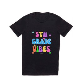 5th First Grade Vibes Back-To-School Student Teacher T Shirt
