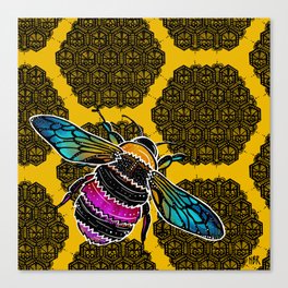 Honeybee lace | Nicole B Roberts Canvas Print