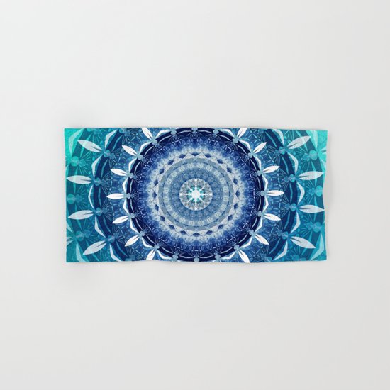 Absolute Zero Mandala Hand & Bath Towel