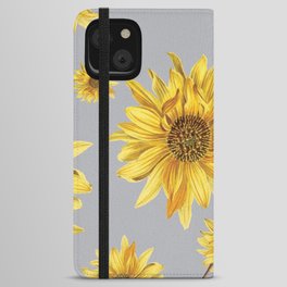 Sunflower Pattern 5 iPhone Wallet Case