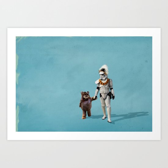 Star Wars Buddies Art Print