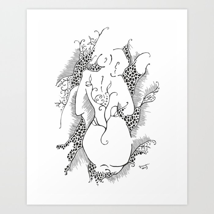 Female Nude Sketch Woman From Back Black And White Ink Drawing Art Print By Siretmr Society6,Easy Steampunk Girl Drawing