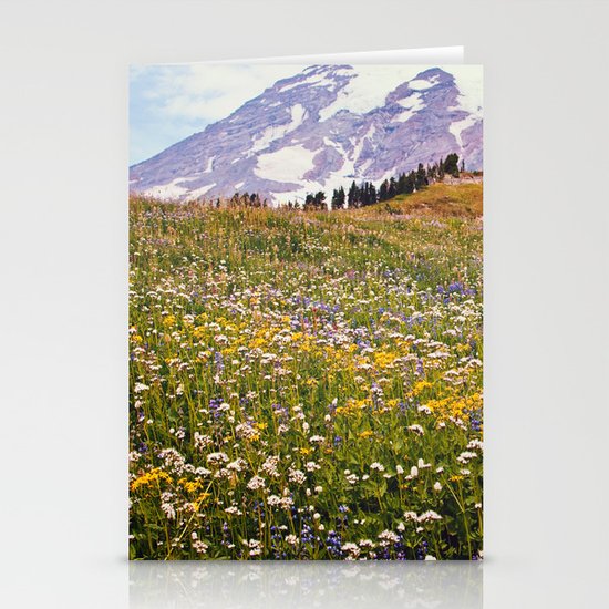 Rainier Flowers Stationery Cards