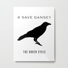 #SAVE GANSEY Metal Print
