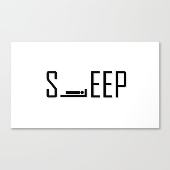 iSLEEP Canvas Print