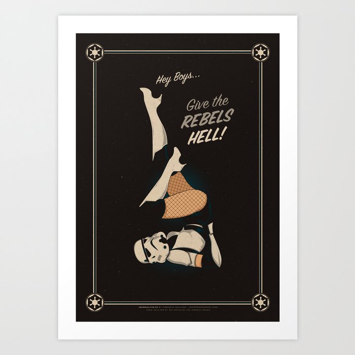 Imperial Pin-up Art Print