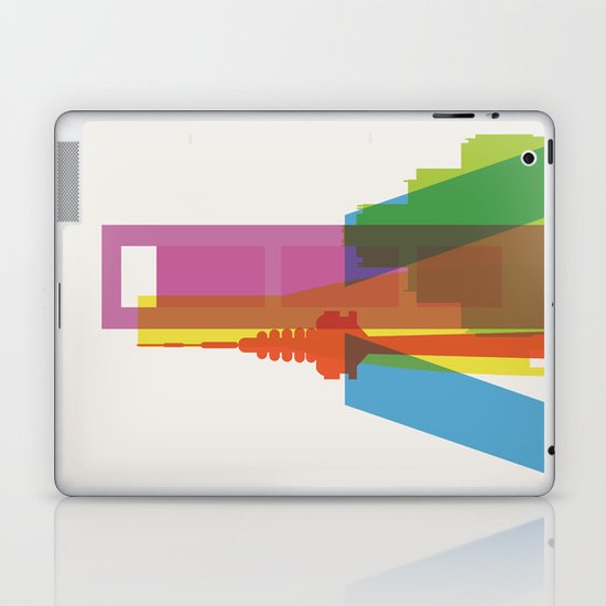 Shapes of Madrid. Accurate to scale. Laptop & iPad Skin