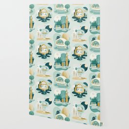 Retrofuturism Wallpaper For Any Decor Style Society6