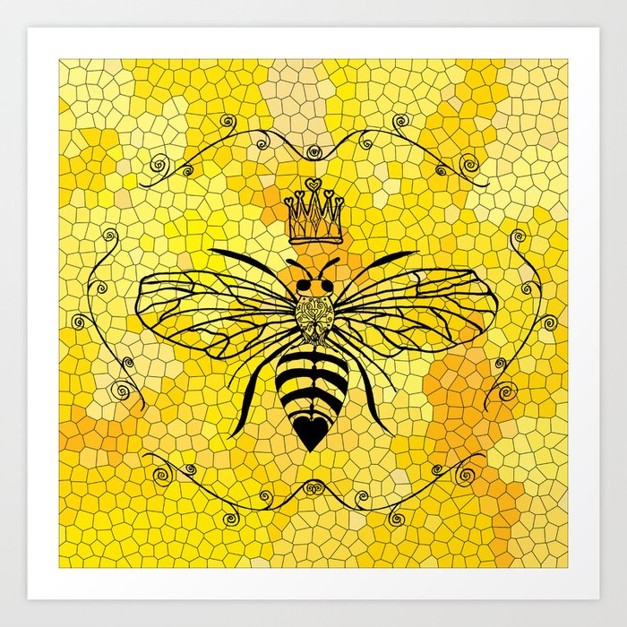 Queen Bee... Art Print