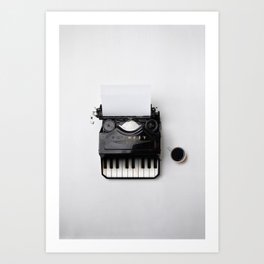 On a musical note Art Print