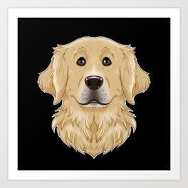 Golden Retriever Lover I Dog Lover I Golden Art Print | Goldenretriever, Retriever, Dogmom, Retrievermom, Graphicdesign, Goldenretrievers 