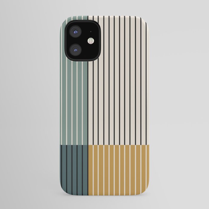 Color Block Line Abstract VIII iPhone Case