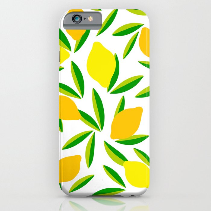 Pop Lemon & green Pattern #summervibes iPhone Case