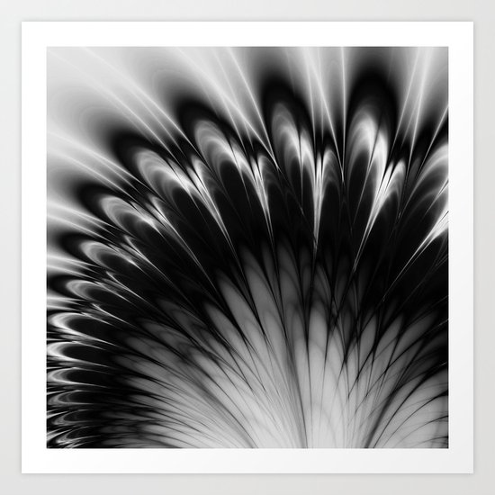 Black and White Elegance Art Print