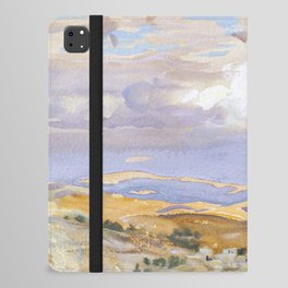 From Jerusalem, John Singer Sargent, Watercolor Landscape, Historic Classic Painting, 1905-1906 iPad Folio Case