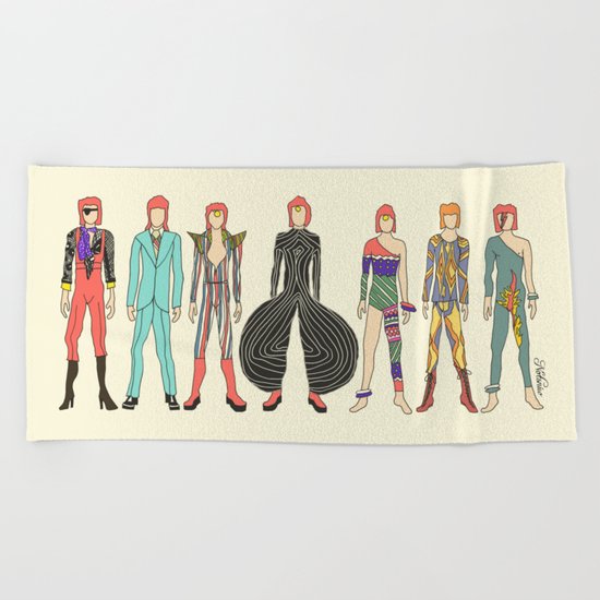 7 Red Head Bowies Beach Towel
