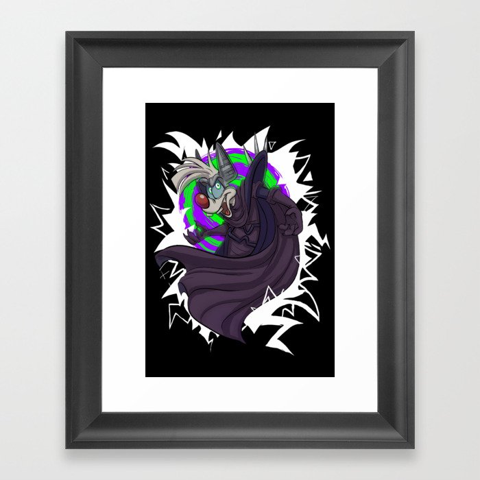 Dark Monarch Framed Art Print