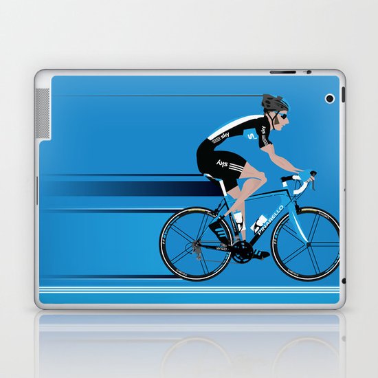Bradley Wiggins Team Sky Laptop & iPad Skin
