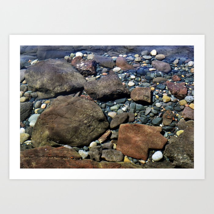 Rocks Art Print