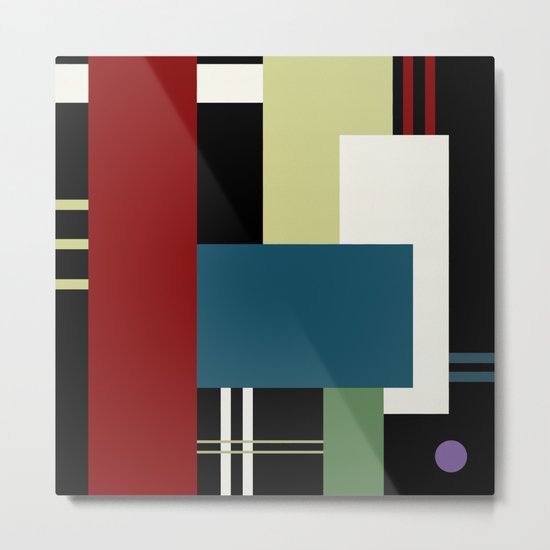 GEOMETRIC ABSTRACT Metal Print